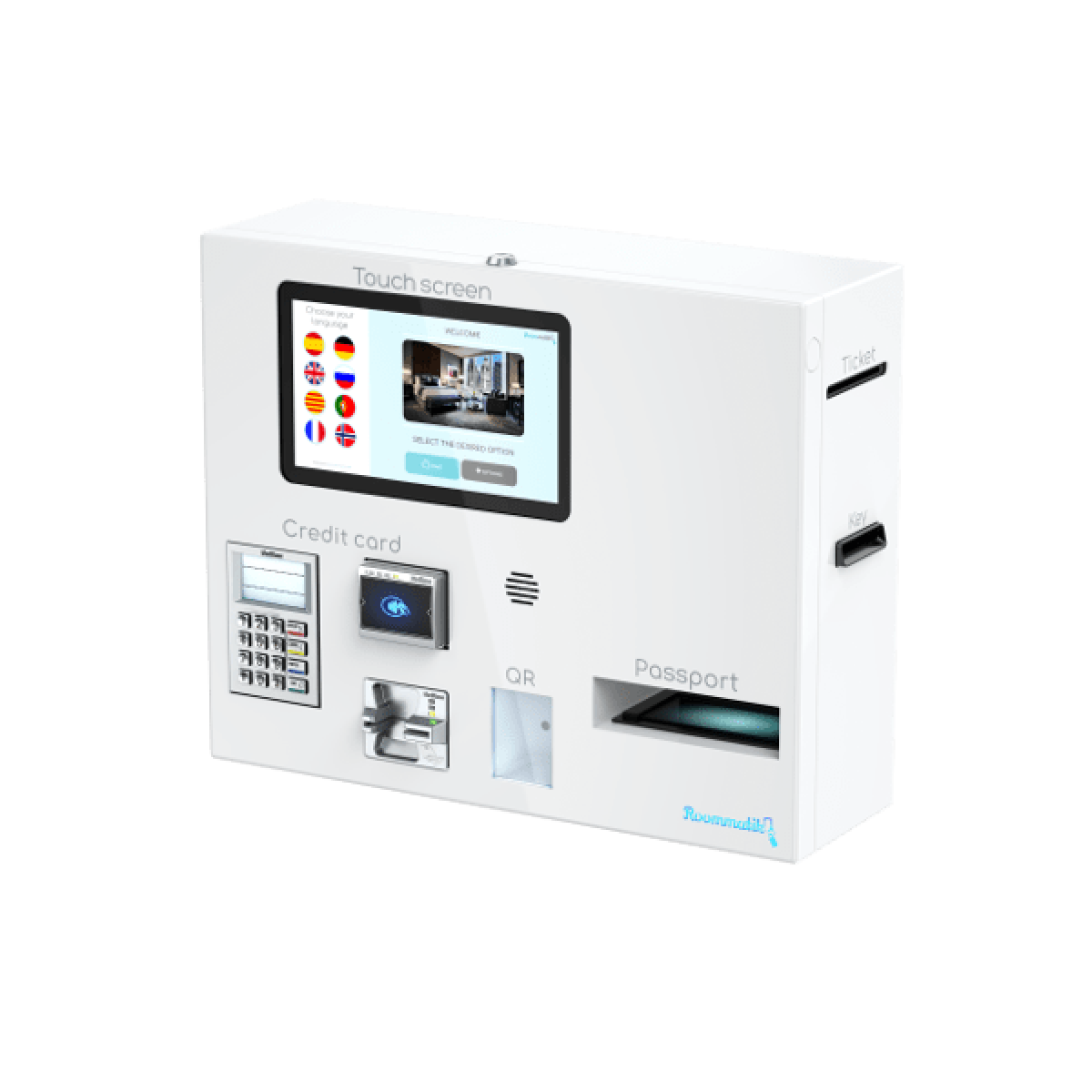 Check-in-Automaten der Roommatik S-Serie