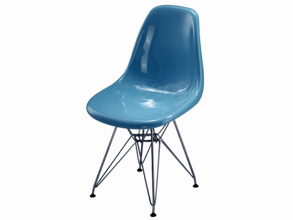 DSR Stuhl - Blau Glänzend