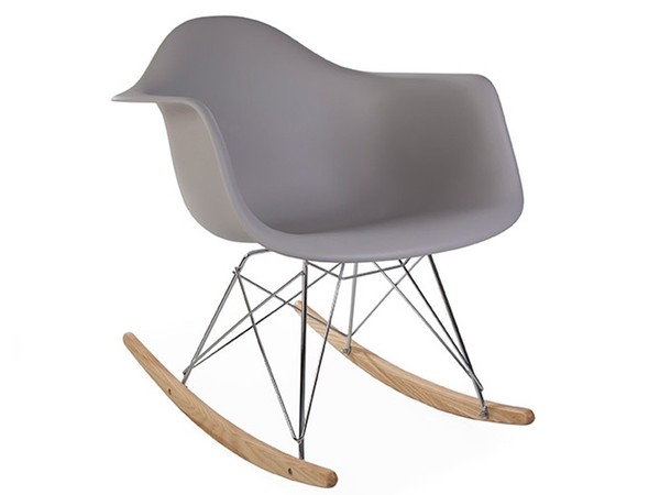 Eames Schaukelstuhl RAR - Lichtgrau