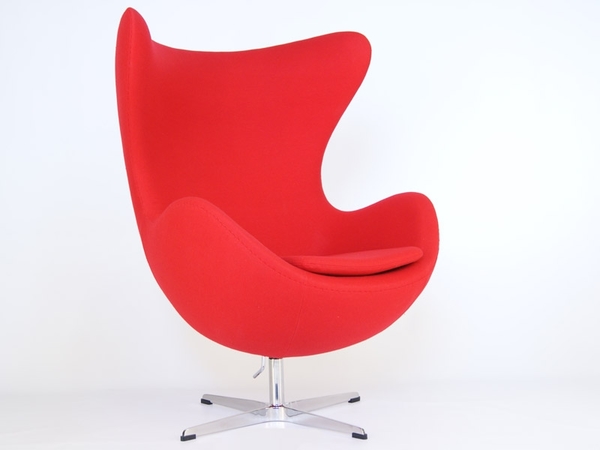 Egg Sessel Arne Jacobsen - Rot