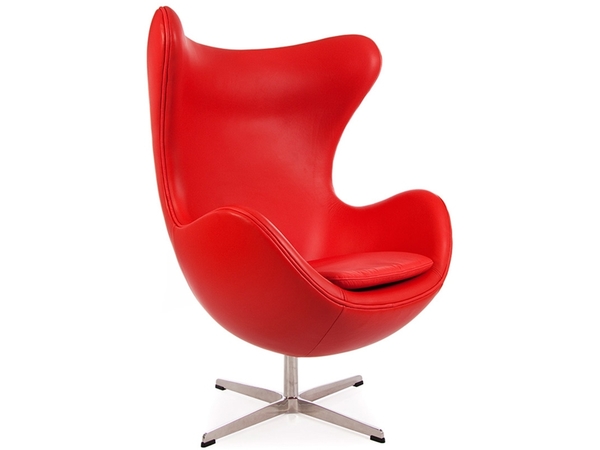 Egg Sessel Arne Jacobsen - Rot