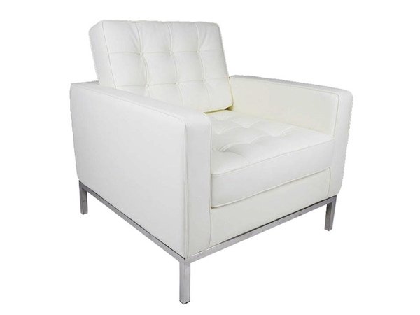 Knoll Lounge Sessel - Weiß