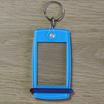 Schlüsselanhänger Mini Creoglass Farbe Sky Blue X10