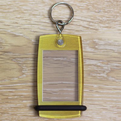 Schlüsselanhänger Mini Creoglass Texture Brushed Gold X10