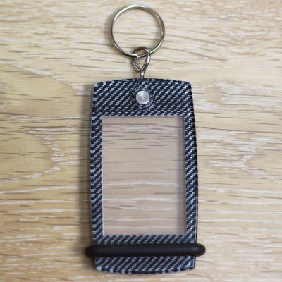 Schlüsselanhänger Mini Créoglass Texture Carbon X10