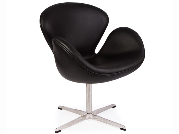 Swan Sessel Arne Jacobsen - Schwartz